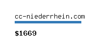 cc-niederrhein.com Website value calculator