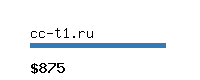 cc-t1.ru Website value calculator