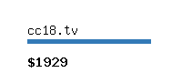 cc18.tv Website value calculator