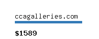 ccagalleries.com Website value calculator