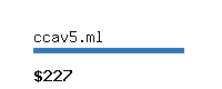 ccav5.ml Website value calculator