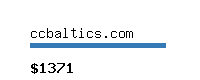 ccbaltics.com Website value calculator