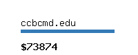 ccbcmd.edu Website value calculator