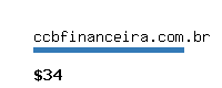 ccbfinanceira.com.br Website value calculator