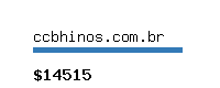 ccbhinos.com.br Website value calculator