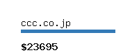 ccc.co.jp Website value calculator