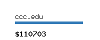 ccc.edu Website value calculator