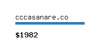 cccasanare.co Website value calculator