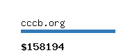 cccb.org Website value calculator