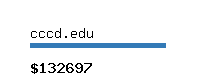 cccd.edu Website value calculator