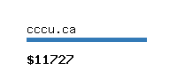 cccu.ca Website value calculator