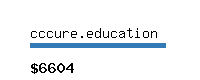 cccure.education Website value calculator