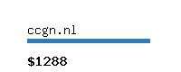 ccgn.nl Website value calculator