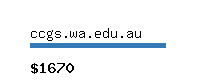 ccgs.wa.edu.au Website value calculator