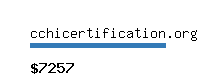 cchicertification.org Website value calculator