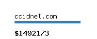 ccidnet.com Website value calculator