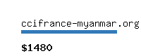 ccifrance-myanmar.org Website value calculator