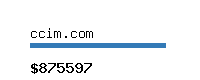 ccim.com Website value calculator