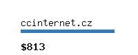 ccinternet.cz Website value calculator