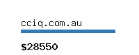 cciq.com.au Website value calculator