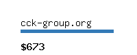 cck-group.org Website value calculator