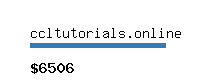 ccltutorials.online Website value calculator