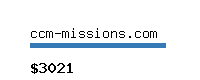 ccm-missions.com Website value calculator