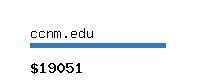 ccnm.edu Website value calculator