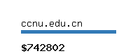 ccnu.edu.cn Website value calculator