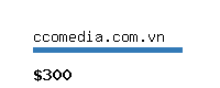 ccomedia.com.vn Website value calculator