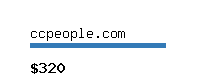 ccpeople.com Website value calculator