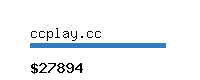 ccplay.cc Website value calculator