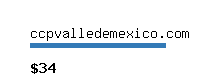 ccpvalledemexico.com Website value calculator