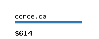 ccrce.ca Website value calculator