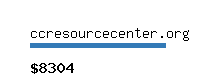 ccresourcecenter.org Website value calculator