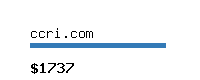 ccri.com Website value calculator