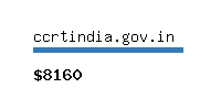 ccrtindia.gov.in Website value calculator