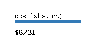 ccs-labs.org Website value calculator