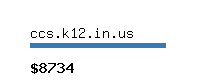 ccs.k12.in.us Website value calculator