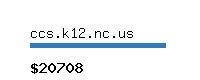 ccs.k12.nc.us Website value calculator