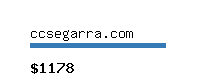 ccsegarra.com Website value calculator