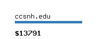 ccsnh.edu Website value calculator