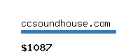 ccsoundhouse.com Website value calculator