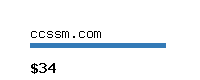 ccssm.com Website value calculator