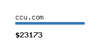 ccu.com Website value calculator