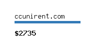 ccunirent.com Website value calculator