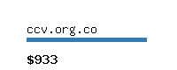 ccv.org.co Website value calculator