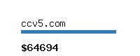 ccv5.com Website value calculator