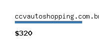 ccvautoshopping.com.br Website value calculator