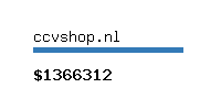 ccvshop.nl Website value calculator